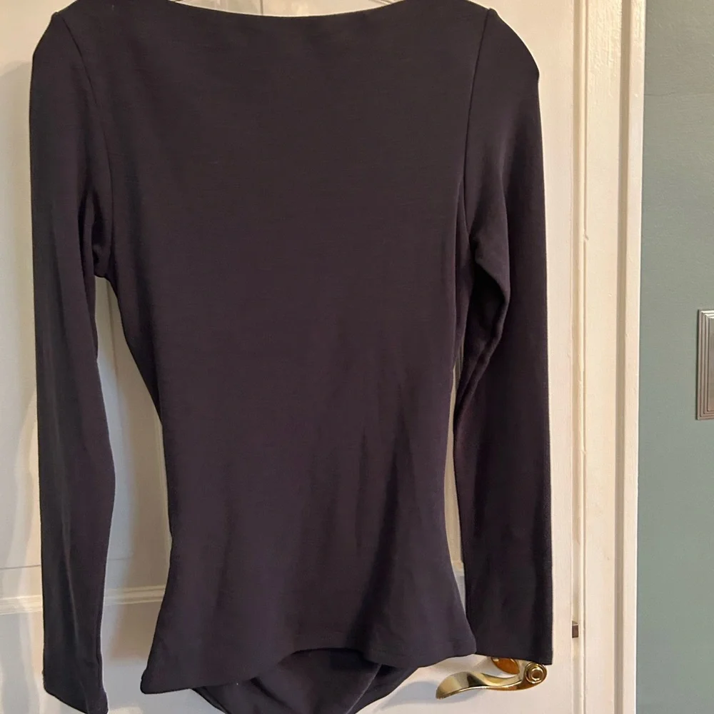 OGL Eco-Mousse Modern Side Ruched Boatneck Brami Top with removable bra pads - Picture 5 of 5